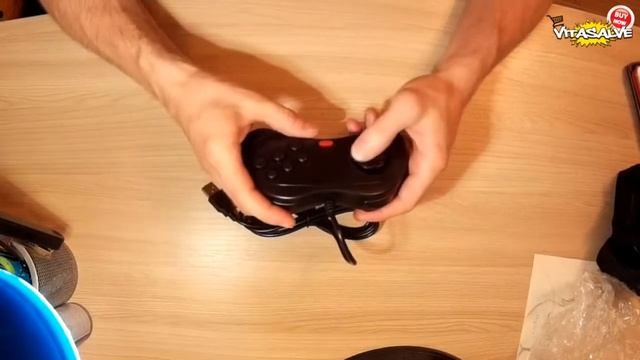 Проводной USB джойстик Sega Saturn для ПК смотреть онлайн