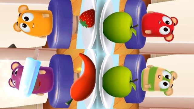 Flip My Talking Tom 2 Learn Colors - Crazy Food Race смотреть онлайн