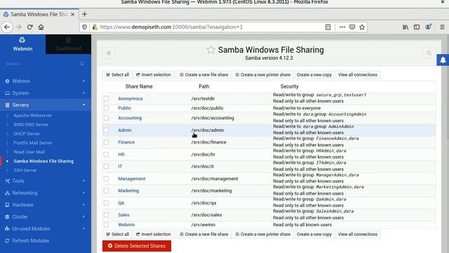 9 setup webmin for samba смотреть онлайн