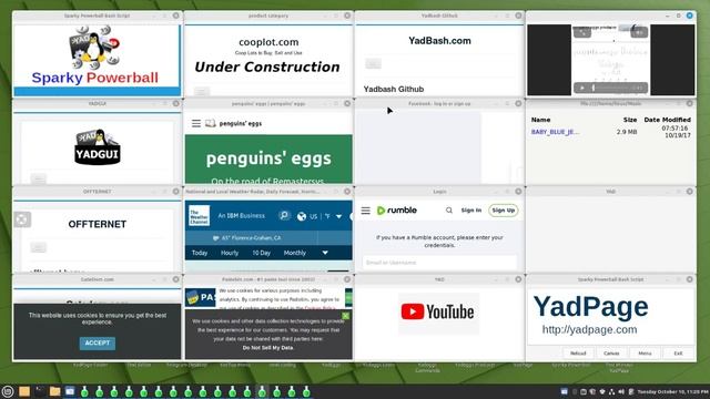 YadPage - bringing web to the desktop. Just an example of the power of Yadbash. смотреть онлайн