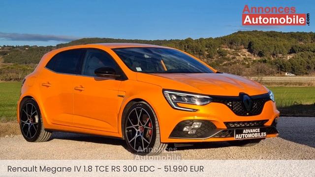Renault Megane IV 1.8 TCE RS 300 EDC occasion - ADVANCE AUTOMOBILES - Ref.5346113 смотреть онлайн