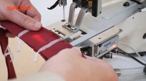 SiRUBA ASP-SFS100 Flatseamer Chain Cutting and Bartacking Sewing Machine