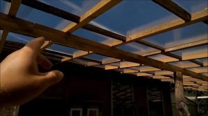 Бюджетный навес пристроенный к дому/ строю сам/Новая Жизнь