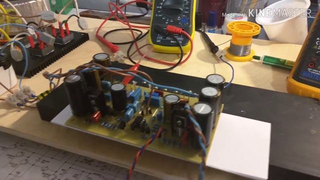 Двойное моно. HI-FI усилитель своими руками. Настройка тока покоя. смотреть онлайн