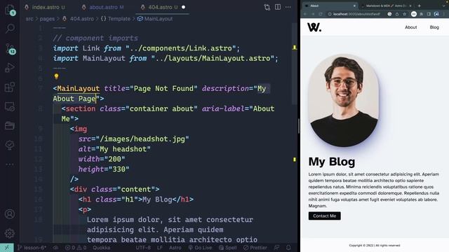 Astro Blog Course #6 - Routing basics смотреть онлайн