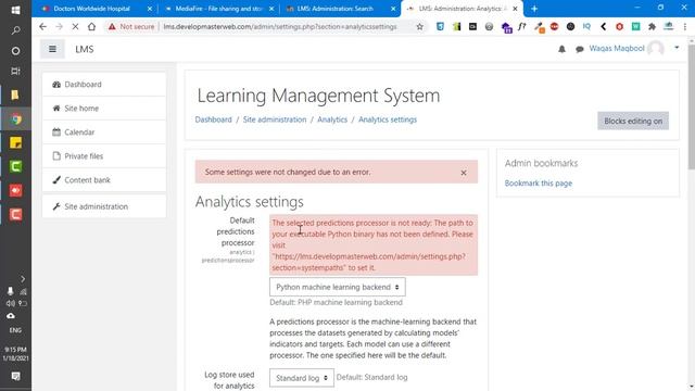 Setting on Moodle learning management system смотреть онлайн