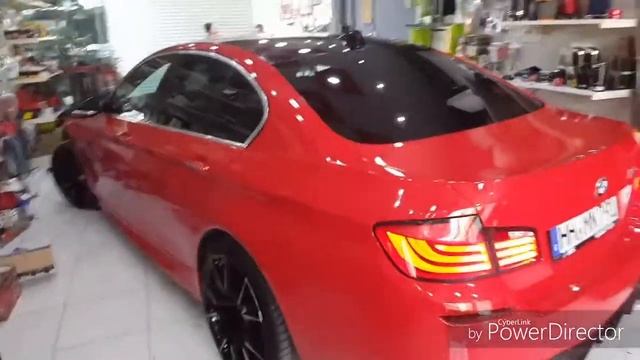 Bmw 5.35 cardinal red car wrap смотреть онлайн