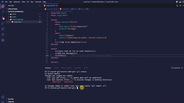 Git Status Là Gì ? Hiểu Sâu Hơn Về Git Status Và Ứng Dụng Nó Vào Trong Dự Án Thực Tế смотреть онлайн