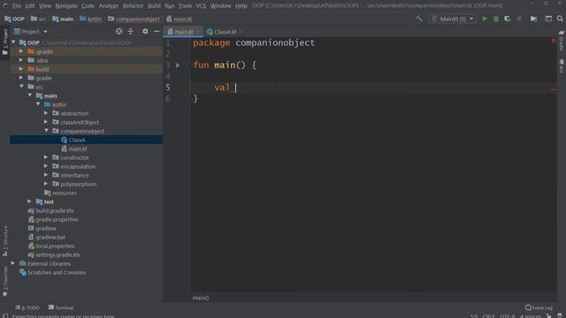 شرح companion object في لغة كوتلن смотреть онлайн
