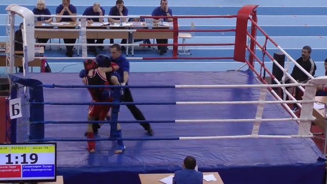 Галиаскаров Эдуард (Уфа) -Гелашвилли Энри (Крраснодарский кр.) Первенство России по тайскому боксу смотреть онлайн