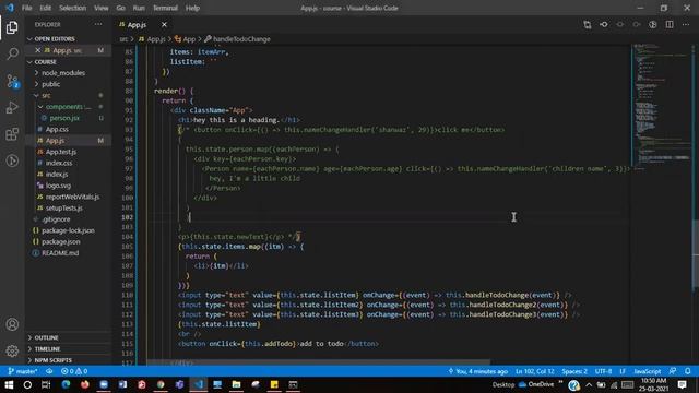 Think AI Labs React JS Training Session On Event Handling смотреть онлайн