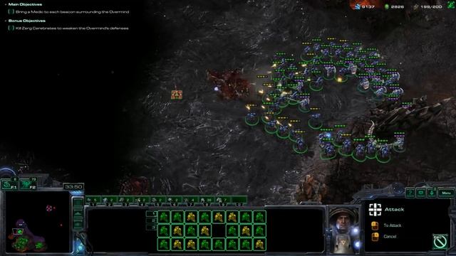 StarCraft: Mass Recall V7.1 Brood War Terran Campaign Mission 8 - To Chain the Beast смотреть онлайн