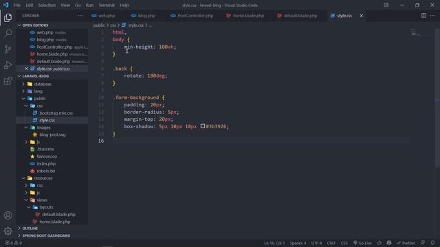 Create simple Blog UI using Laravel | Laravel Series - Part 3 смотреть онлайн