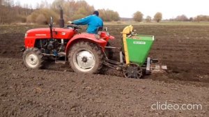 Посадка картошки 2021  Shifeng SF 244С двухрядною картофелесажалкою Бомет