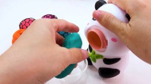 Вкусное видео о том, как приготовить лапшу  Panda для нарезки лайма ASMR