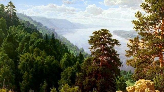256. Красивые пейзажи художника Сергея Басова смотреть онлайн
