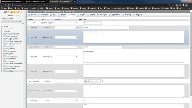 Reset WordPress Password Directly from phpMyAdmin смотреть онлайн