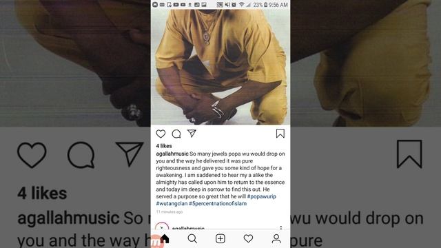 WU TANG CLAN LEGEND Passes Away #RIPPOPAWU смотреть онлайн