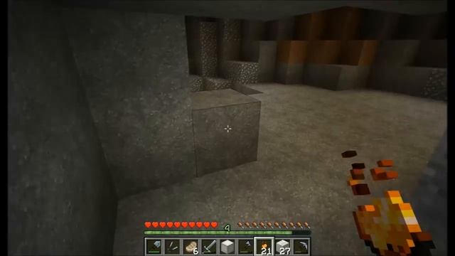 Выживание в minecraft со SkBOoW #2 "Пещера и долбанный крипер!" смотреть онлайн