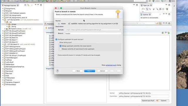 How to setup GIT in Eclipse смотреть онлайн
