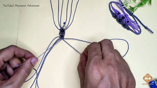 DIY Handmade Macrame bracelet | Friendship bracelet making... смотреть онлайн
