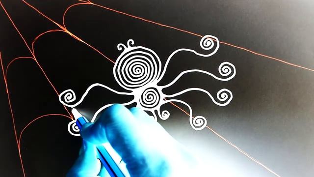 Zen art | ПАУК | Медитативное рисование | часть 5 смотреть онлайн