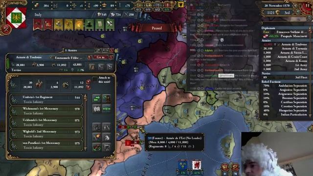 Let's Play Europa Universalis IV: Common Sense as Tuscany [21] "Ze French" смотреть онлайн