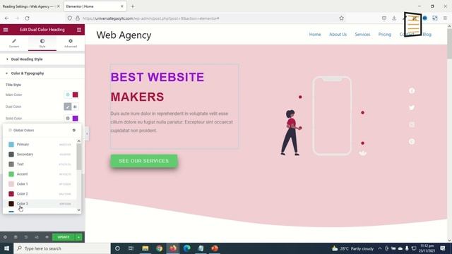 How to Create a Digital Agency Website with Elementor 2022 смотреть онлайн