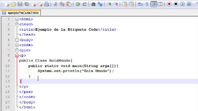 Curso de HTML PHP: Unidad 1: Uso de etiqueta code смотреть онлайн