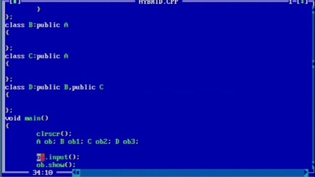 Hybrid Inheritance in C++ | Learn Coding смотреть онлайн