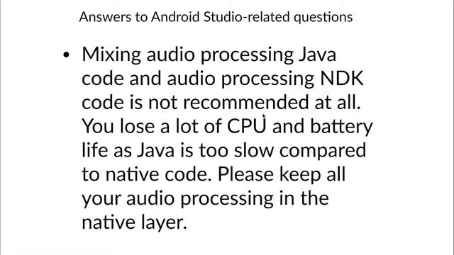 Can we get low latency audio with Java on Android? смотреть онлайн