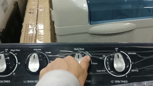 Samsung 7.5 kg semi automatic washing machine 2023 model WT75B3200GD смотреть онлайн