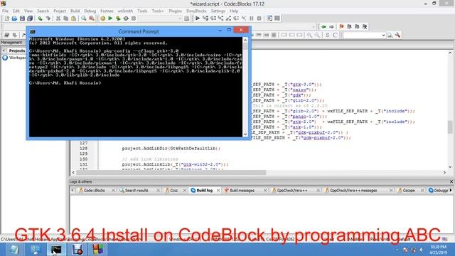 GTK 3 .6.4 Install on CodeBlock смотреть онлайн