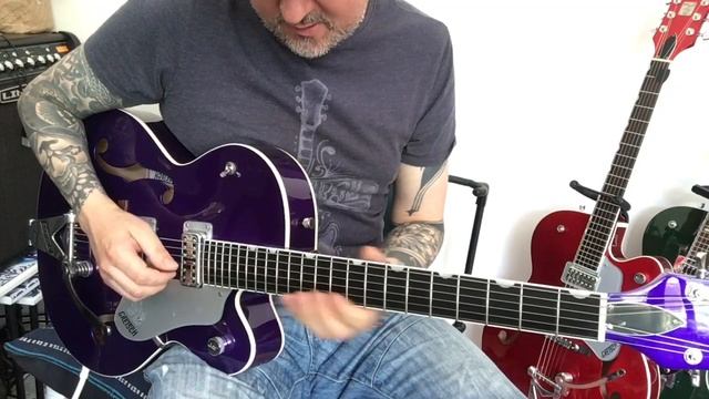 Brian Setzer/Stray Cats Style Guitar Lesson: Octaves, Arpeggios, Chromatic