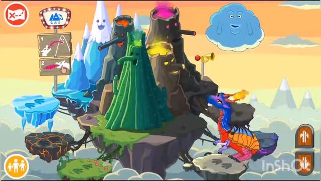 Играем вместе c дочкой в Pepi Wonder World. Исследуем остров Гномья гора и создаём дракона! смотреть онлайн