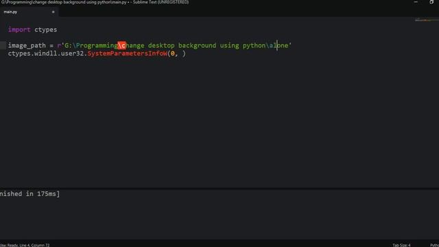 change desktop background using python смотреть онлайн
