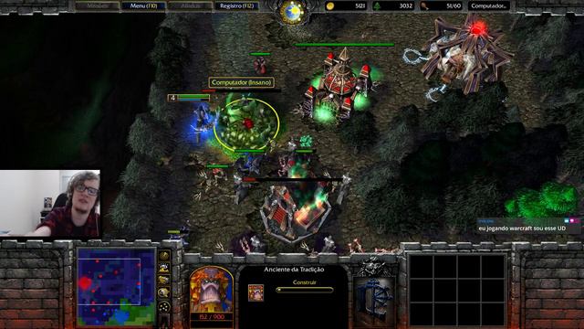 WARCRAFT 3 REFORGED: RINHA DE BOTS! Elfos vs. Mortos-Vivos! Computador Insano vs Insano no WC3 смотреть онлайн