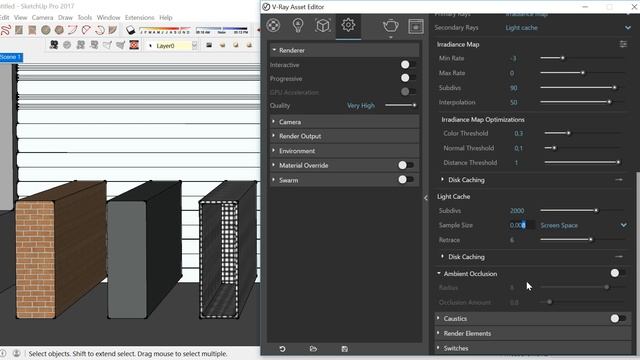 Настройка V - Ray 3.4 Sketchup. Settings up V - Ray 3.4 Sketchup смотреть онлайн