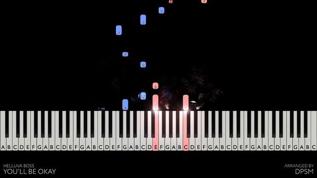Helluva Boss - You Will Be OK - Piano Tutorial - How to Play смотреть онлайн