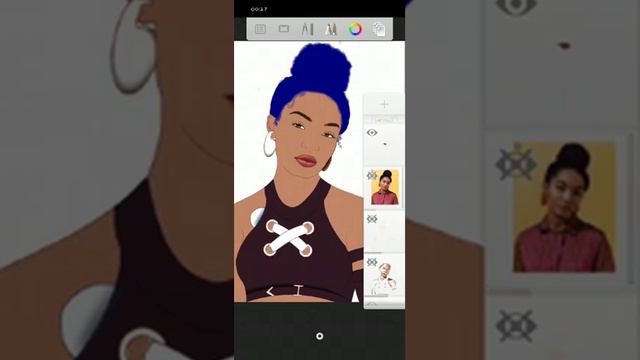 A sketch of YARA SHAHIDI as JINX from ARCANE смотреть онлайн