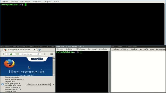 Installer gestionnaire de fenêtre I3 sous Debian 9 смотреть онлайн