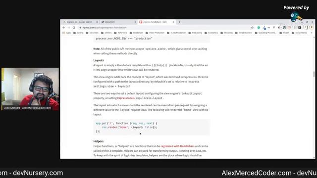 AM Coder - Livestream 5-10-20 - Express View Engines - FB.com/AlexMercedCoder смотреть онлайн