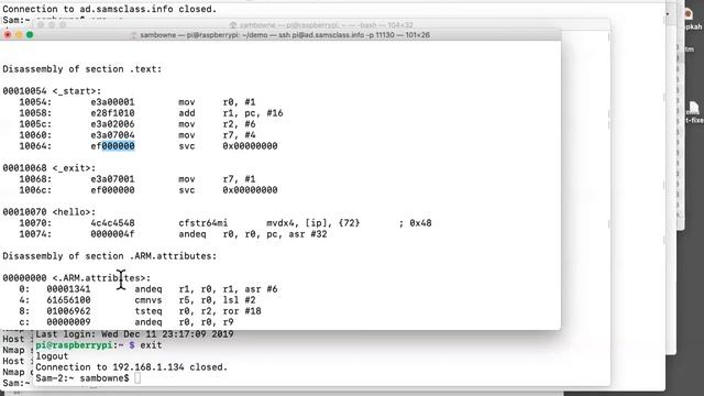 ARM Shellcode on the Raspberry Pi смотреть онлайн