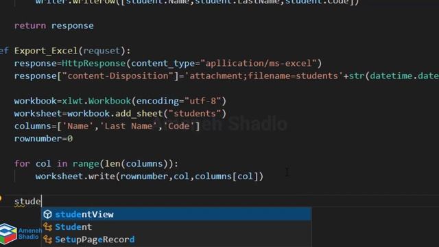 آموزش جنگو - خروجی گرفتن از داده ها - Excel | Export data to Excel in django смотреть онлайн