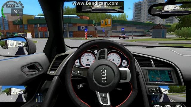 Audi R8 GT Spyder - City Car Driving 1.4.1 (G27) смотреть онлайн