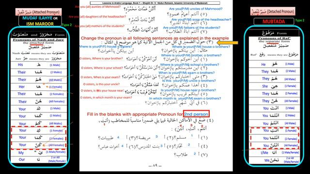 Madinah Arabic Book1 (Level-2) - Lesson 6 смотреть онлайн