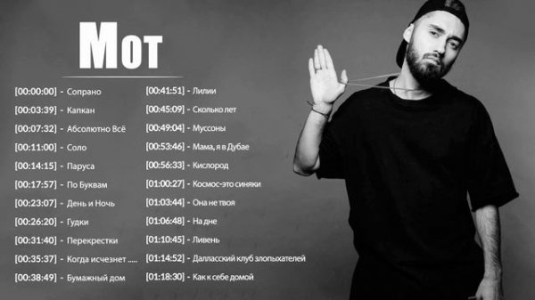 Мот все песни Самые популярные и новые песни