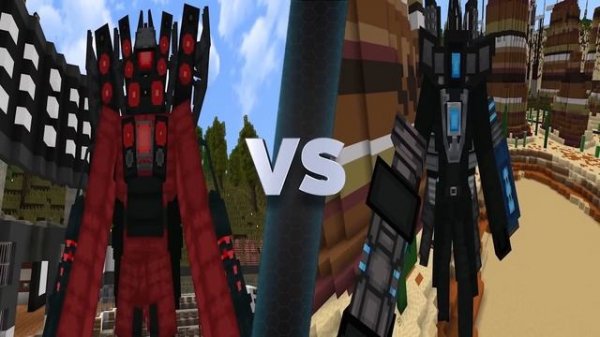 Skibidi Toilet Speaker Man VS The Alliance Camera Man [Minecraft PE]