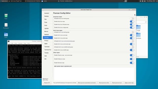 ArcoLinux : 2851 ATT - ArchLinux-Tweak-Tool is on the AUR - new code to get keys and mirrors смотреть онлайн