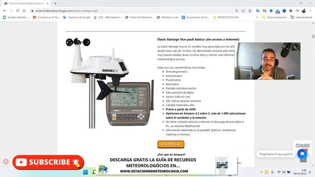 Davis Vantage Vue: Análisis estación meteorológica profesional смотреть онлайн